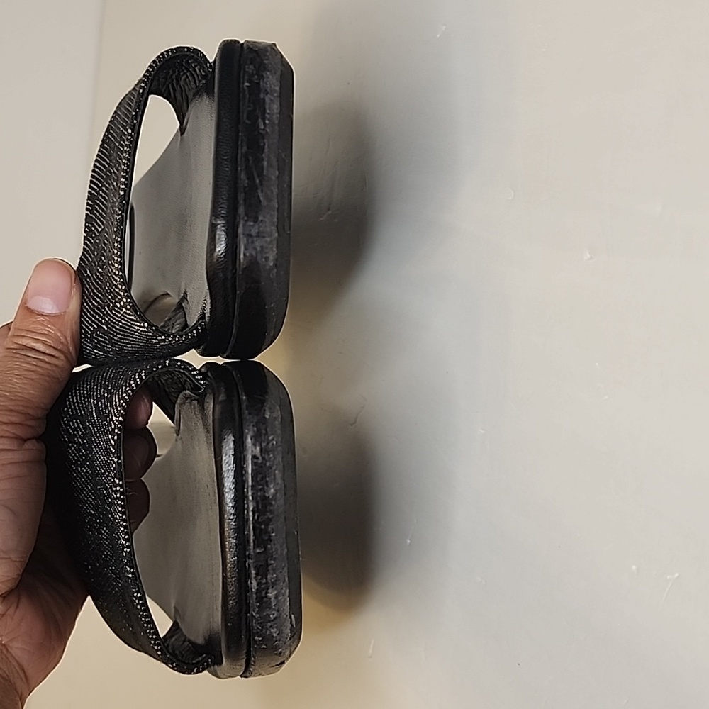 Gucci Sandalo Suola Gomma Denim GG Nero Sandal - Picture 15 of 17